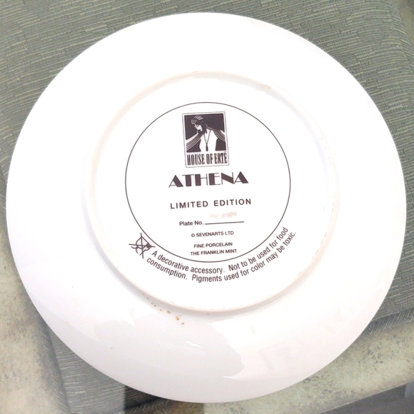 House of Erte Limited Edition Display Plates - Picture 5 of 7